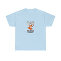 Big Rack Energy Funny Deer Hunting T-Shirt for Buck Season in Light Blue – front