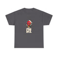 Fully Lit By 6 PM Funny Christmas Party T-Shirt in Charcoal – front
