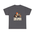 Funny Hunting Shirt The Does Love My Nuts Deer Camp Gift T-Shirt in Charcoal – front