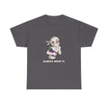 Mummy Always Wrap It Funny Halloween Innuendo T-Shirt in Charcoal – front