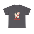 Stocking Stuffer Funny Christmas Elf Gag Gift T-Shirt in Charcoal – front